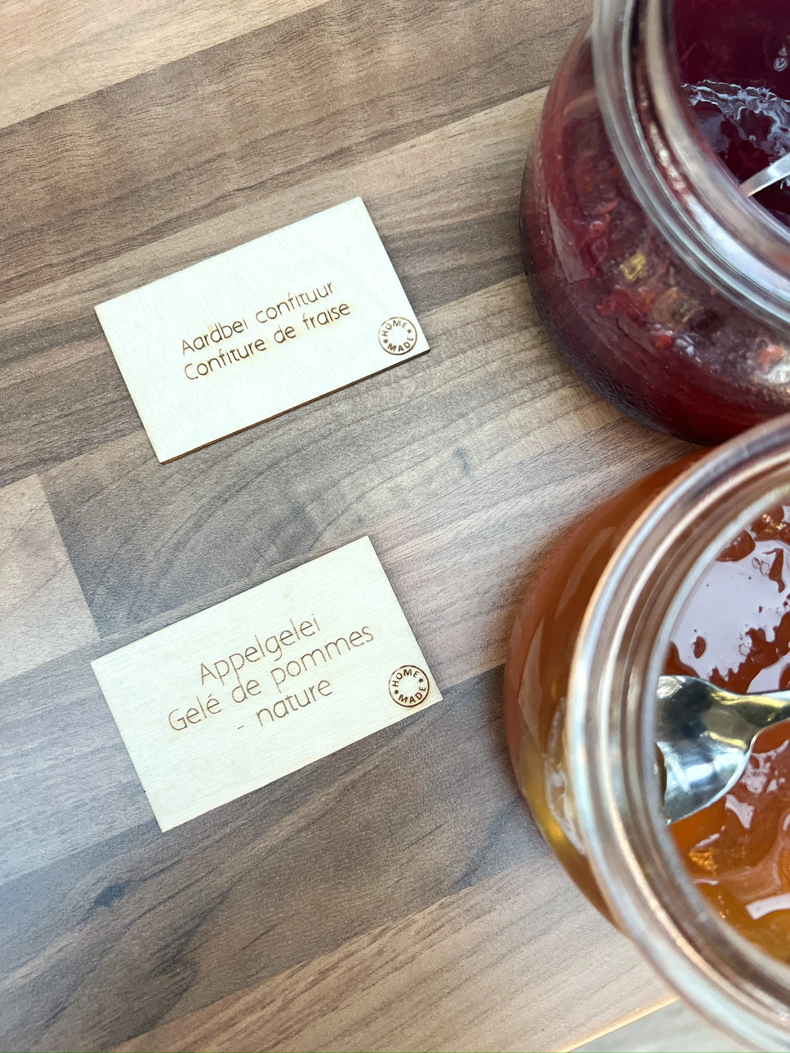 Engraved name cards